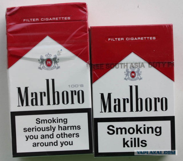 Сравнительная дегустация сигарет Marlboro производства США и России