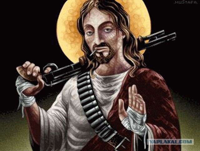 Иисус Христос устроил драку в Александровском саду, пытаясь прорваться к Владимиру Путину