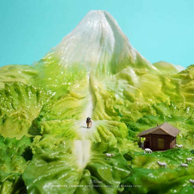 Японский художник создает миниатюрные диорамы