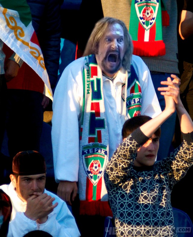 Грозненский фанат ФК "Терек"