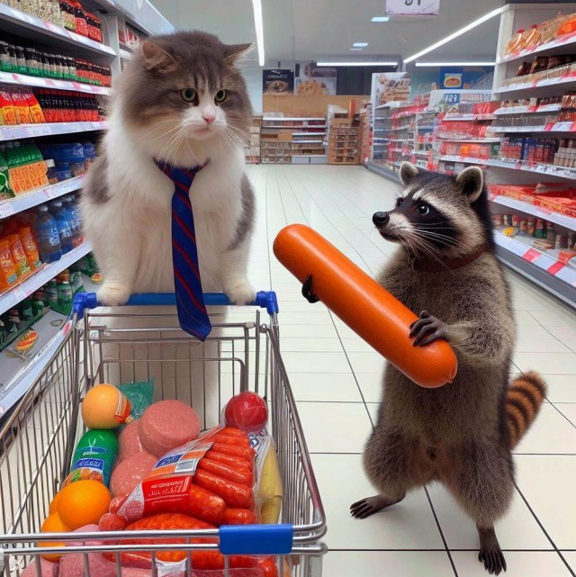 Удивительные приключения котиков в нейросети. К котовторнику