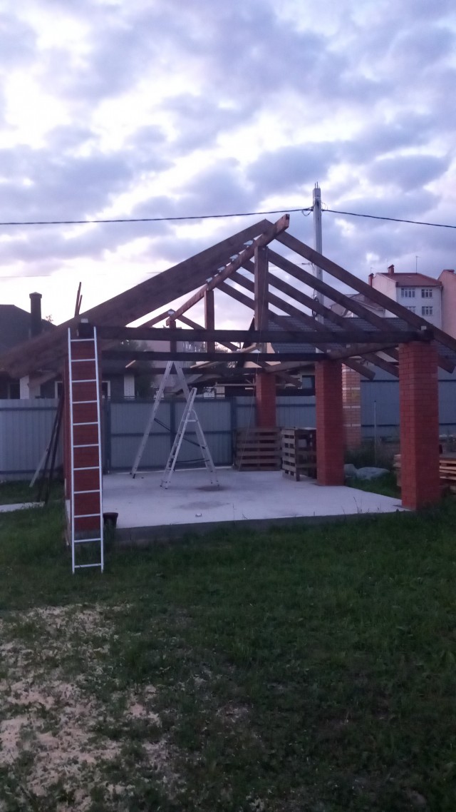 Навес почти своими руками