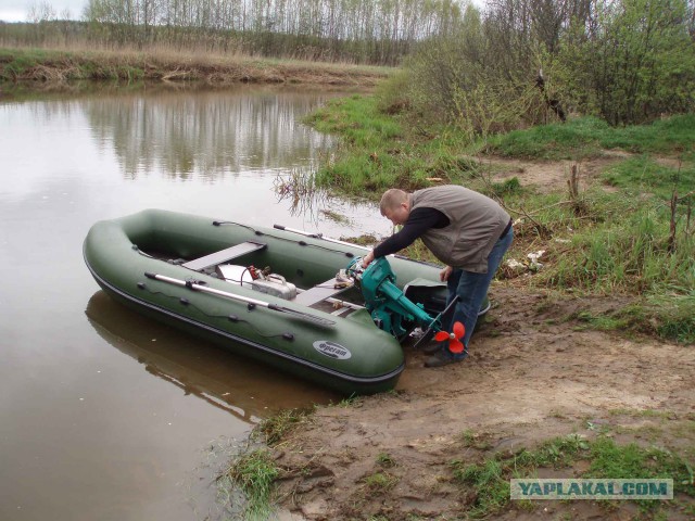 Надувная лодка с мотором. История любви