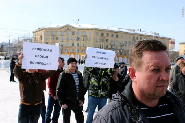 Петербургские таксисты против Uber, Gett