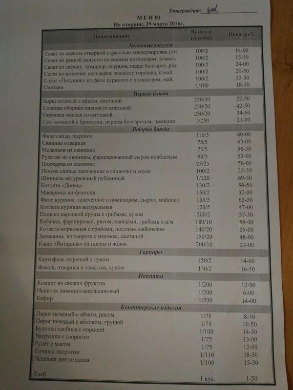 Обед студента и чиновника...