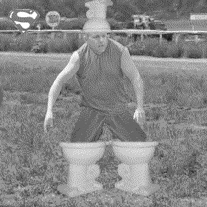Фотожаба: Мужик и унитазы