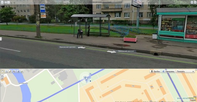 Привидение на Яндекс панорамах