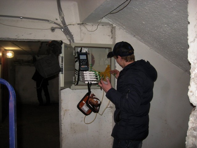Рядовые будни оптоволоконщика