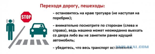 Яркий пример, когда пешеходам пох#й на своё здоровье и жизнь