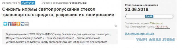 Автомобилисты просят упростить тонировку