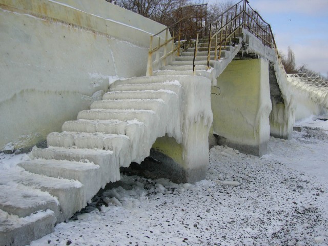 Черное море... замерзло!