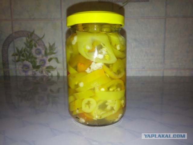 Перец маринованный. Пополнение Белкиной кладовки.