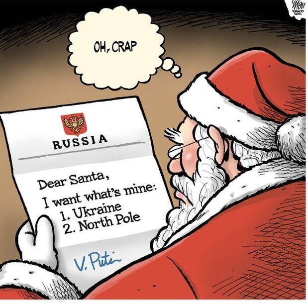 Канадская газета троллит Путина