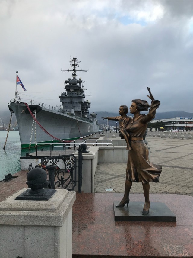 Ночной порт Новороссийска