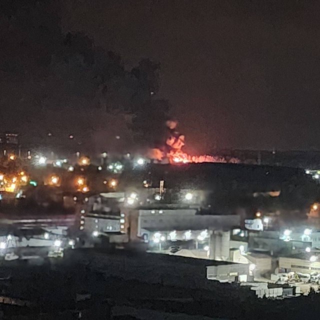 В подмосковном Одинцово ночью был сильный пожар