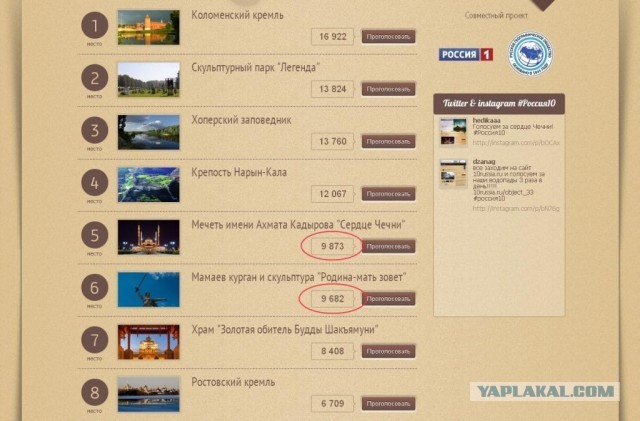 Лучшая достопримечательность России