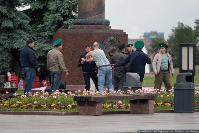 Как отмечали День Пограничника в Москве