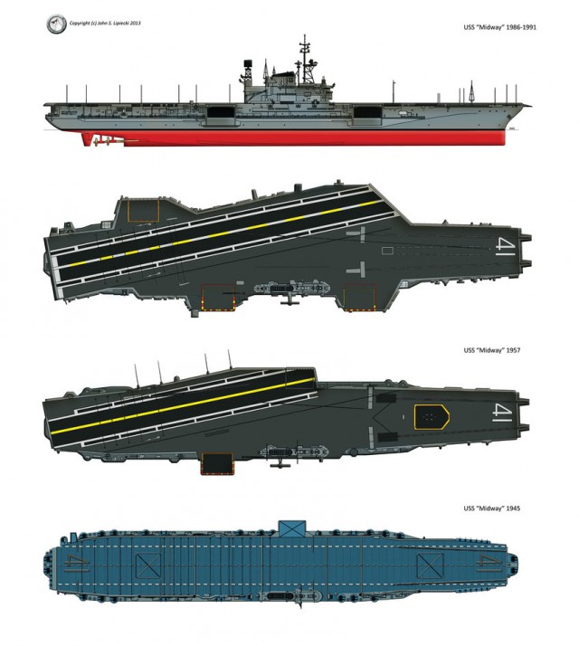 Экскурсия по авианосцу Midway CV-41