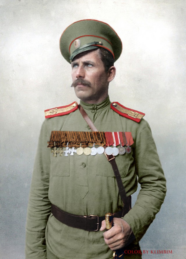 Восстановленные фото советских солдат ВОВ