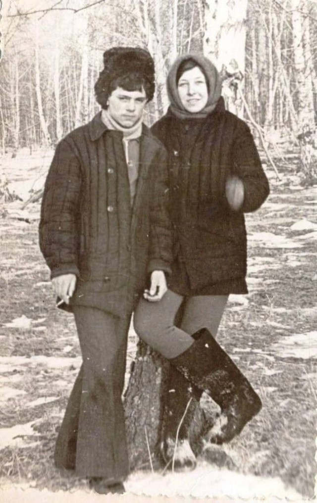 Раньше фуфайки...Пост одного фото