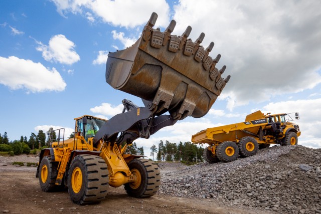 Полигон Volvo Construction Equipment в Швеции