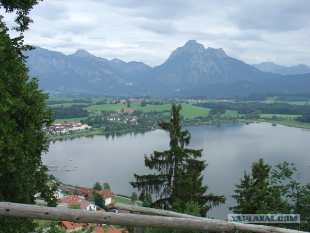 Сказочная деревушка в баварских Альпах