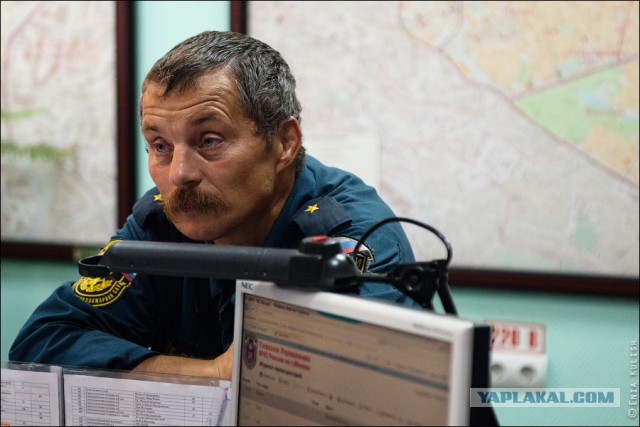 На каланче...с пожарными