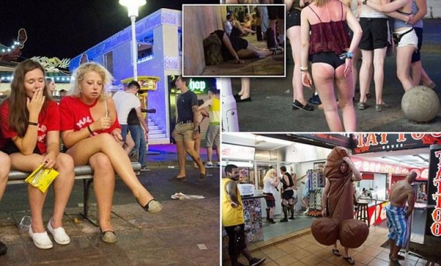 Будни курорта Магалуф: как пьянствуют англичане