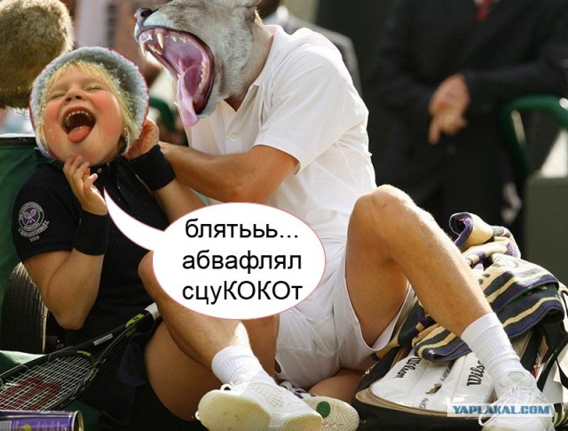 Фотожаба: Бу! А ну отдай мячик!