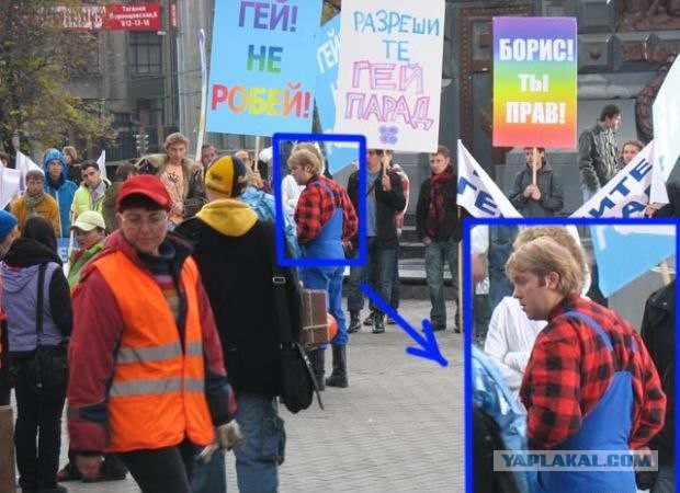 Иван Дулин на митинге