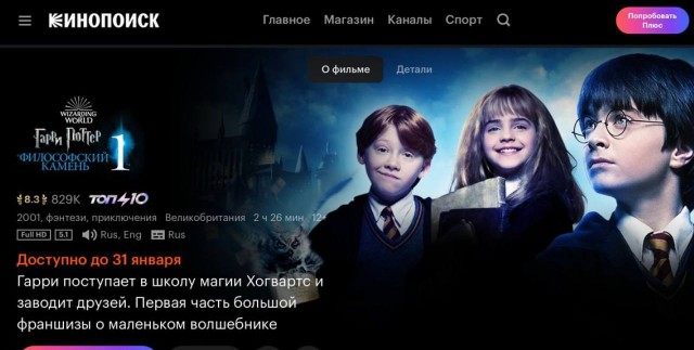 «Гарри Поттер» — всё. Франшизу о мальчике-волшебнике удалят из онлайн-кинотеатров