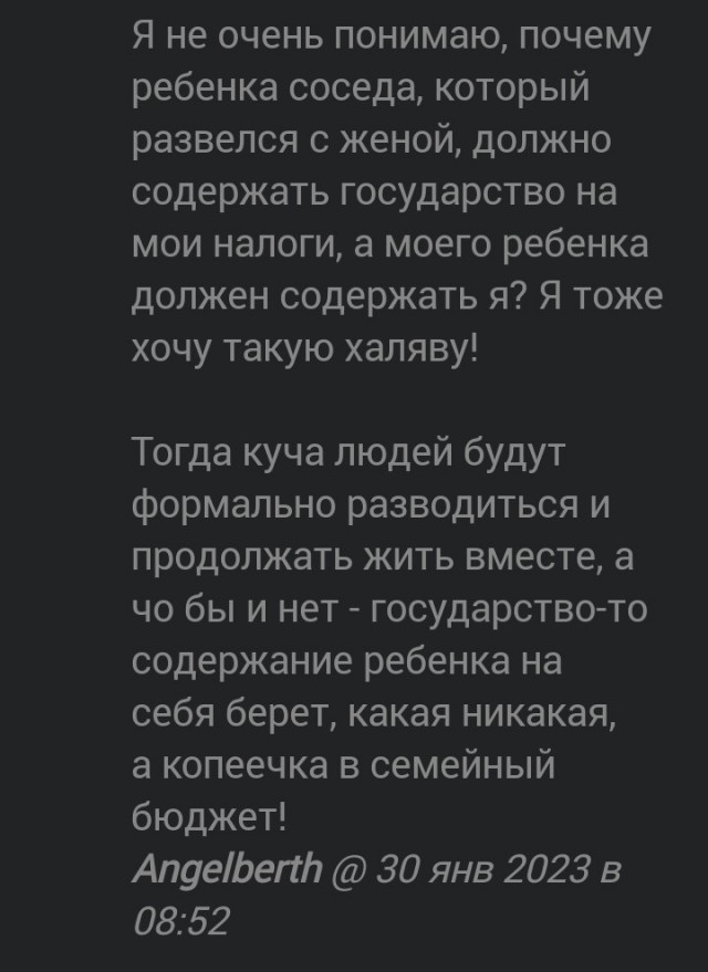 Алиментный бизнес - один из самых прибыльных бизнесов в России начала XXI-го века