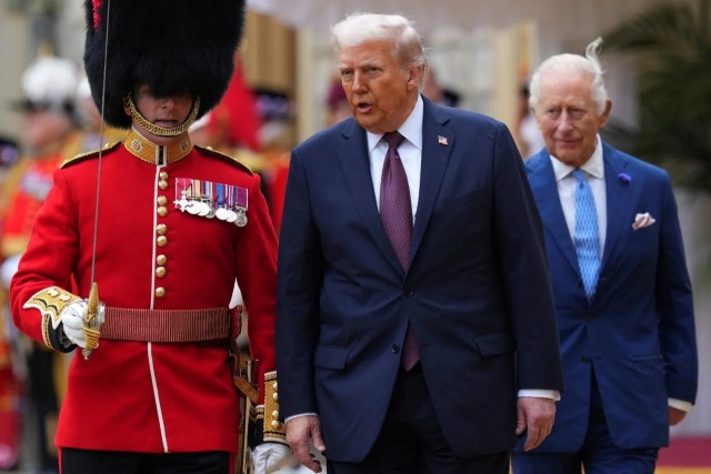Трамп и Король Великобритании