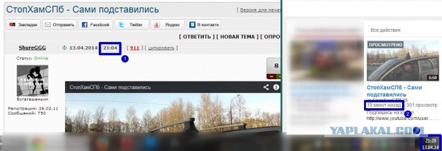СтопХамСПб - Сами подставились