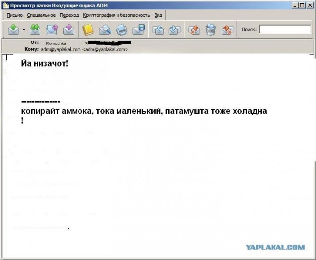 Почему меня забанили на ЯПлакалъ?