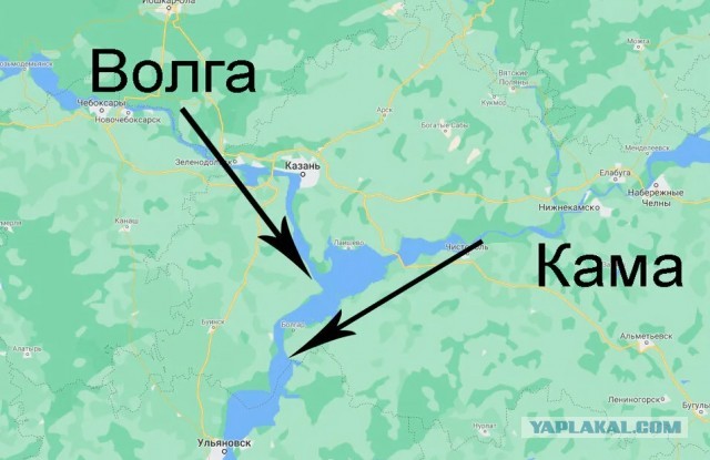 12 рек на берегах которых находятся наши 15 городов-миллионников