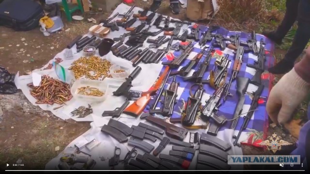 В Мытищах найдена Газель без номеров доверху забитая оружием и боеприпасами.