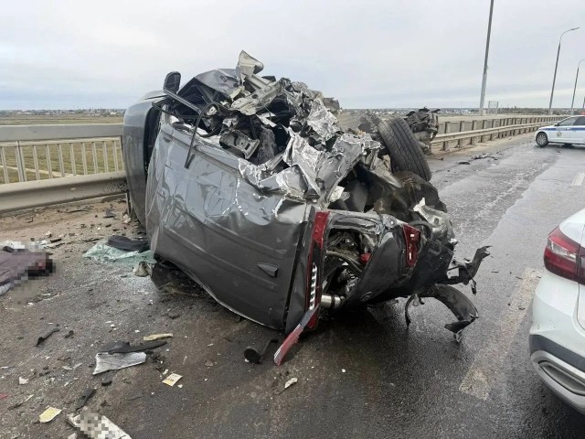 Авария на Солотчинском мосту в Рязани