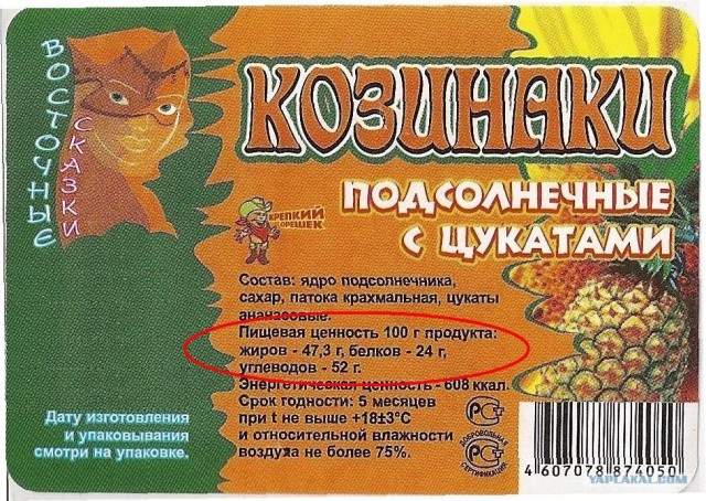 Перлы в этикетке