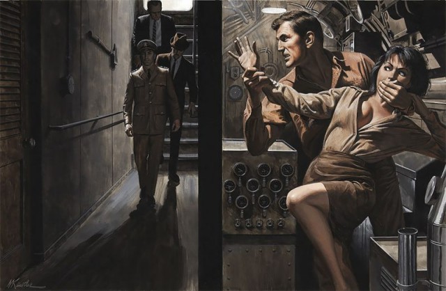 Гремучая смесь: шпионы, красотки, нацисты и герои на потрясающих иллюстрациях Морта Кунстлера