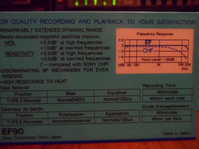 SONY EF90 немного истории