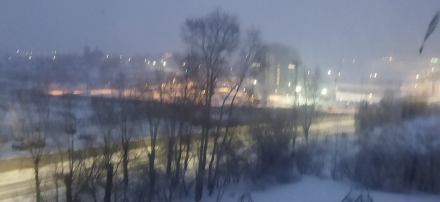 А из нашего окна, вот такая красота!