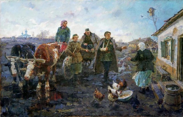 Великая Отечественная война в живописи