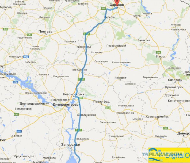 Карта украины гуляйполе