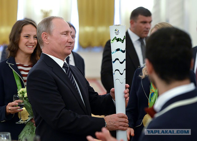 Встреча Владимира Путина с российскими олимпийцами