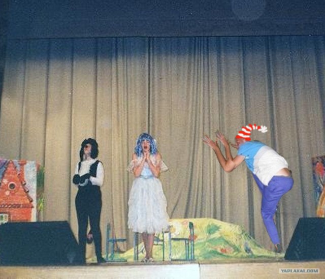 Фотожаба: ...как будто он не пьяный