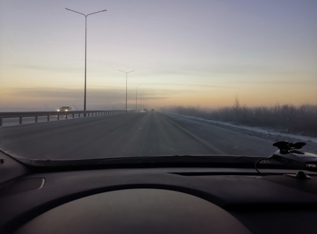 Давно вроде не было... А что у вас за окном