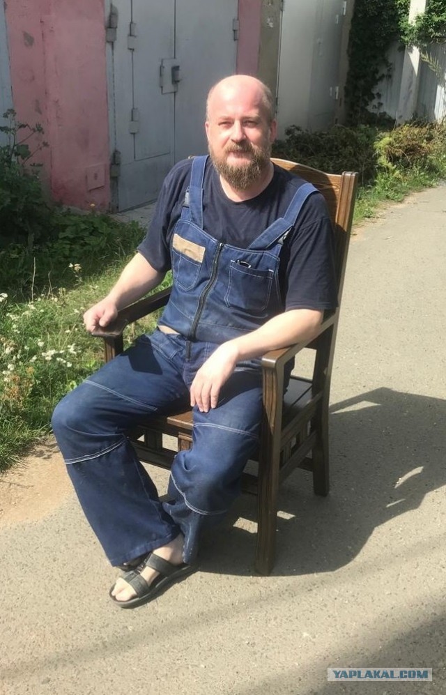 Готово новое изделие! Стул-кресло SEDIA BARONE. Разве сам себя не похвалишь?