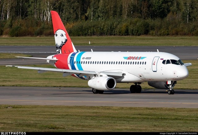 14.04.2025. Ямал. RRJ-95. Неуборка шасси.