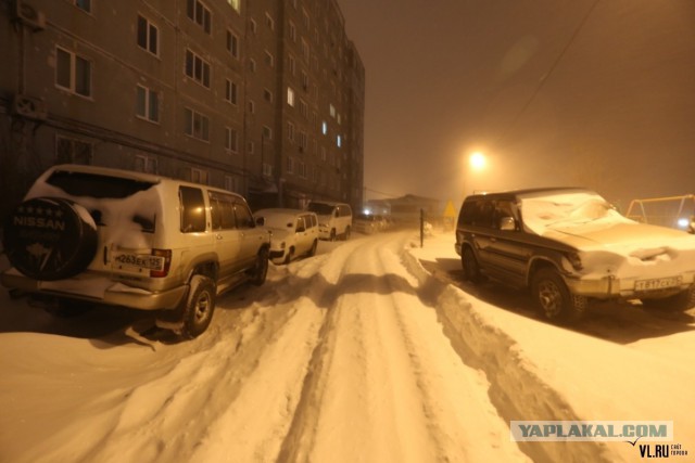 А во Владивостоке снова снежок